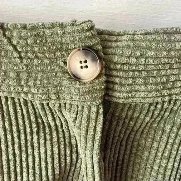 Luca +Grae sage green corduroy cuffed pants size large, NWT. - Picture 6 of 6